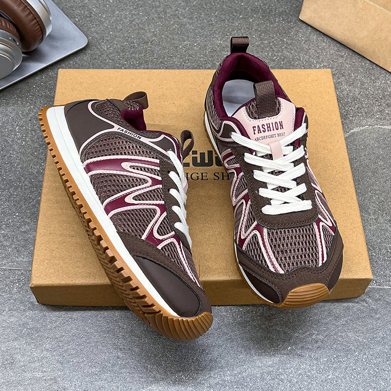 Women's Breathable Running Shoes with Non-Slip Sole and Sporty Design