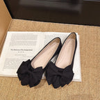 Women's Ballet Flats with Decorative Bow