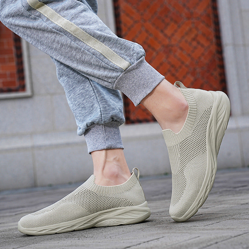 Women's Breathable Sock Shoes with Flexible Upper and Non-Slip Sole