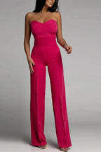 Elegant Women's Jumpsuit with Off-Shoulder Design and Wide Leg