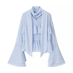 Elegant Lightweight Blouse with Ruffle Details