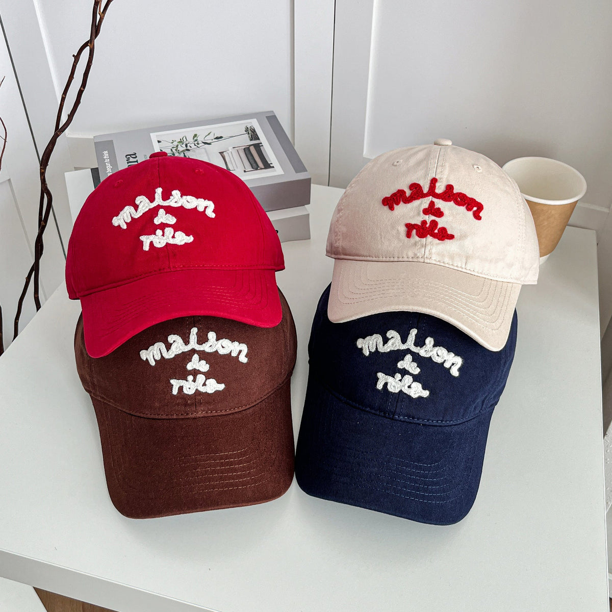 Men's Embroidered Logo Adjustable Baseball Cap
