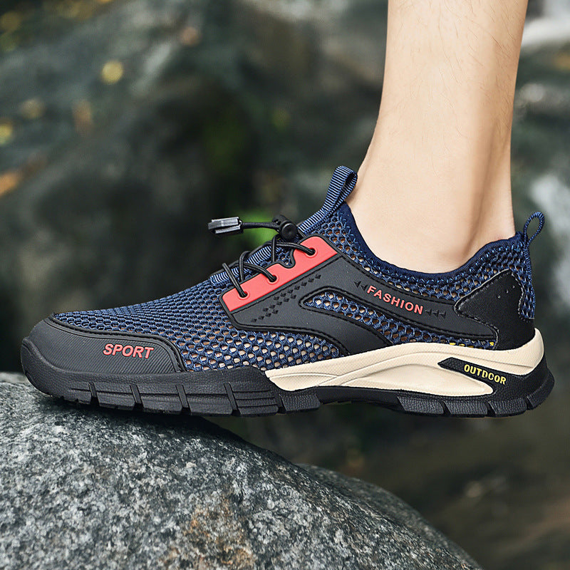 Women's Breathable Athletic Sneakers with Quick-Release Closure