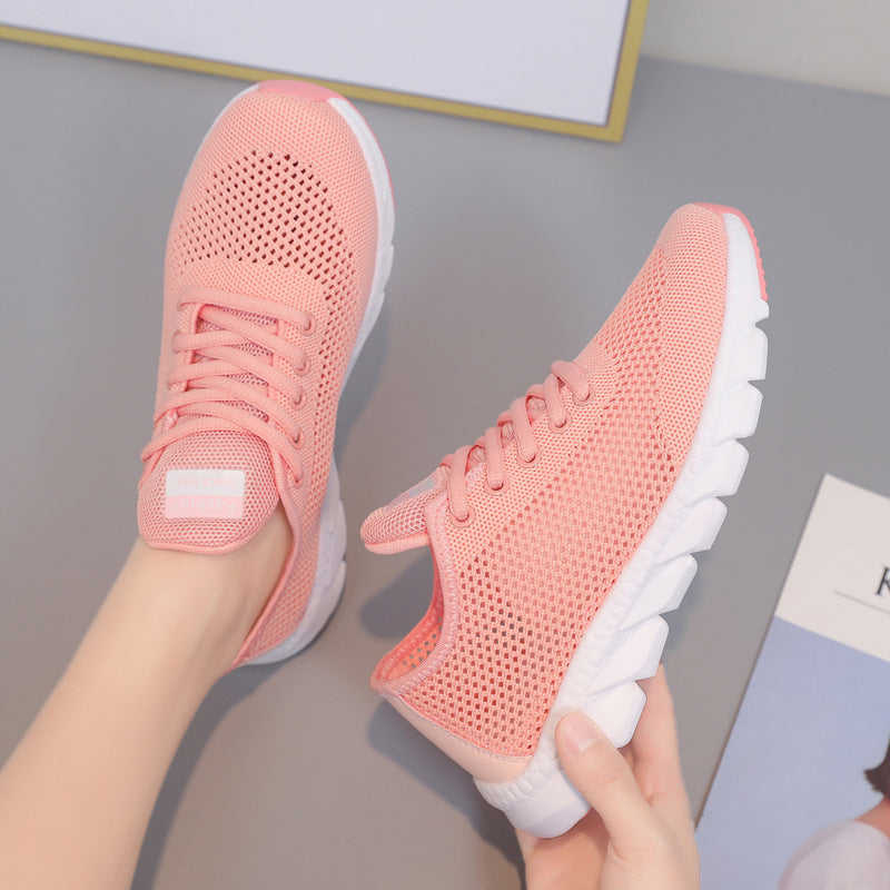 Women's Breathable Casual Sneakers with Flexible Sole