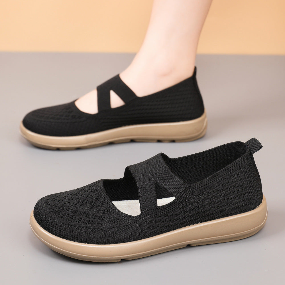 Women's Comfortable Casual Sneakers with Flexible Upper