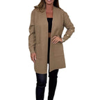 Women's Elegant Knit Cardigan with Button Details and Pockets