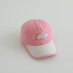 Men's Distressed Cotton Logo Baseball Cap