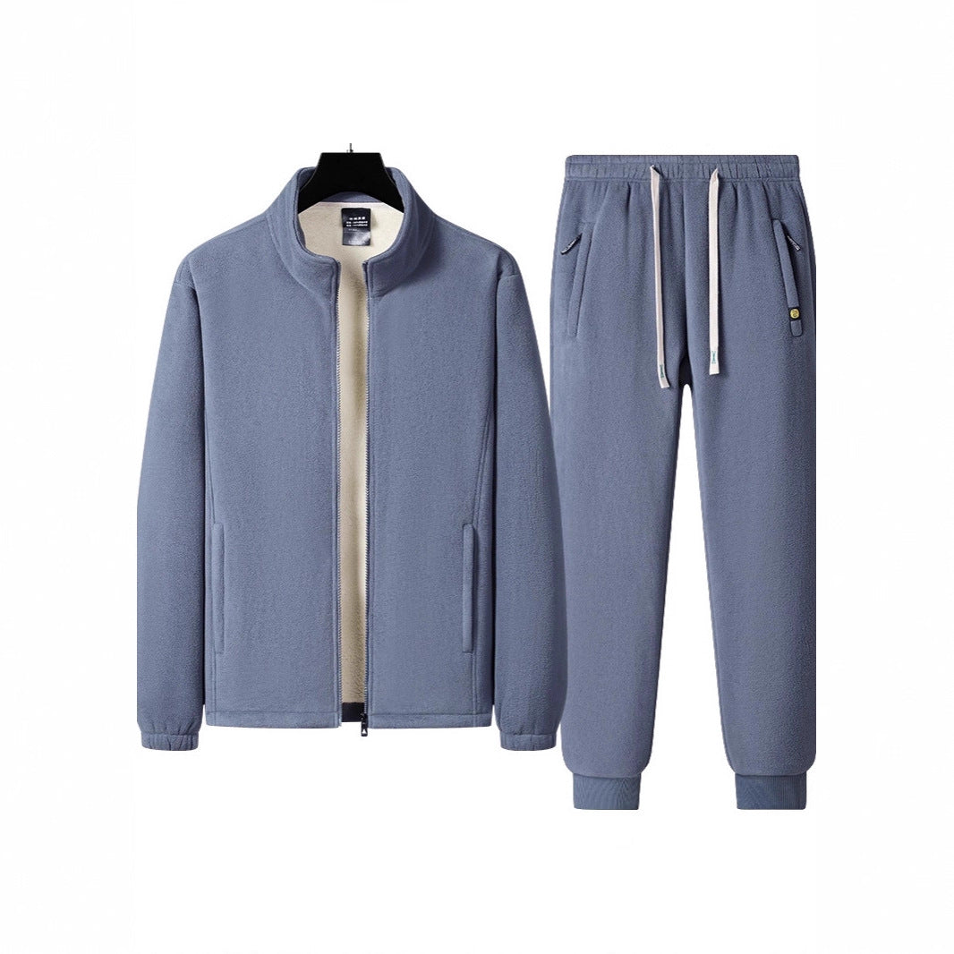 Men's Three-Piece Thermal Fleece Training Set