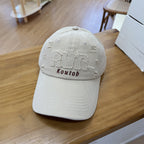 Men's Distressed Embroidered Baseball Cap