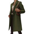 Elegant Wool Coat with Slim Silhouette and Deep Pockets