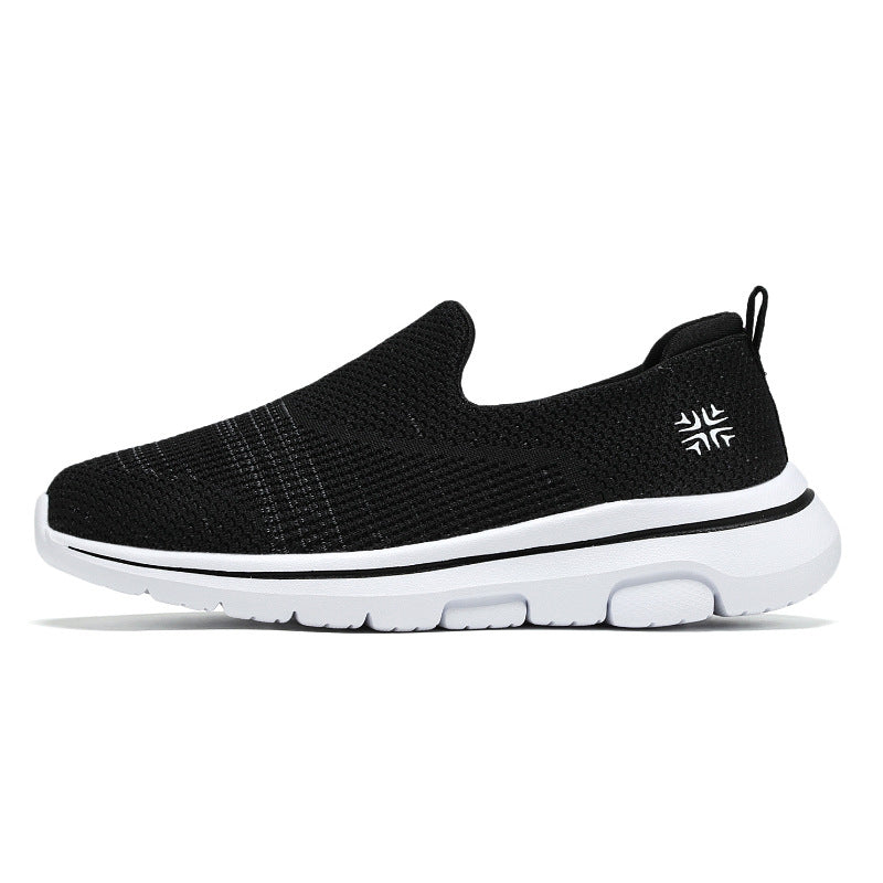 Women's Breathable Slip-On Sneakers with Elastic Upper
