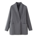 Elegant Blazer Jacket with Pockets and Modern Cut