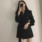 Elegant Blazer with Asymmetrical Cut
