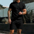 Men's Polo Shirt and Chino Shorts Set