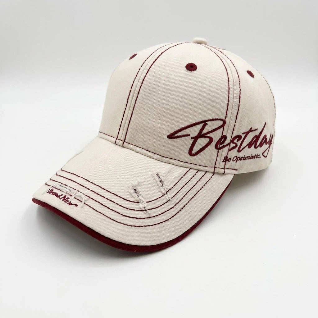 Men's Distressed Casual Cotton Baseball Cap