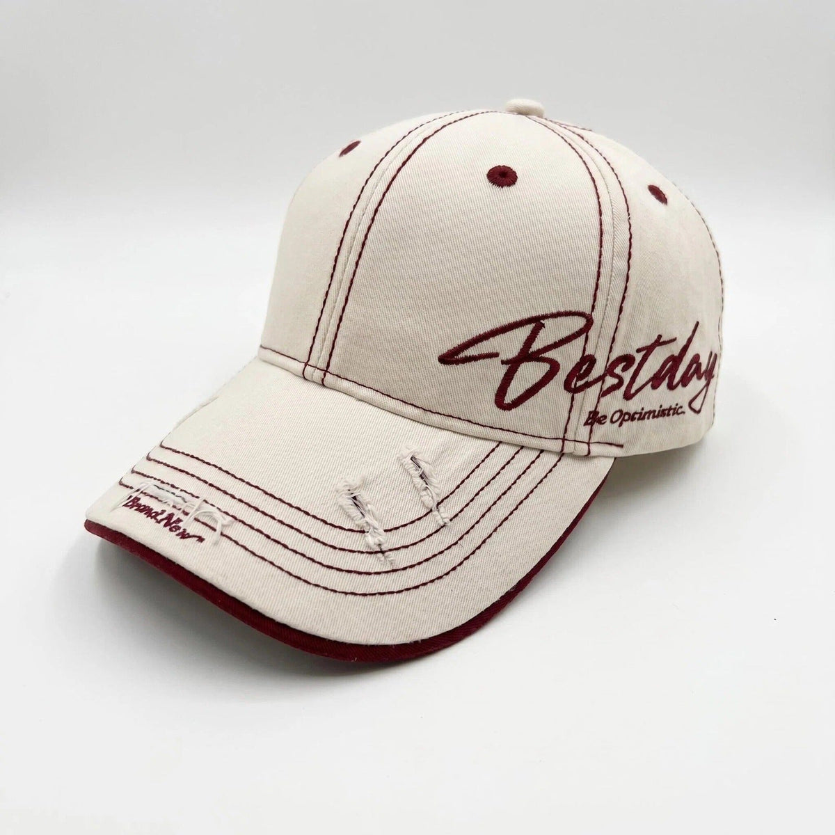 Men's Distressed Casual Cotton Baseball Cap