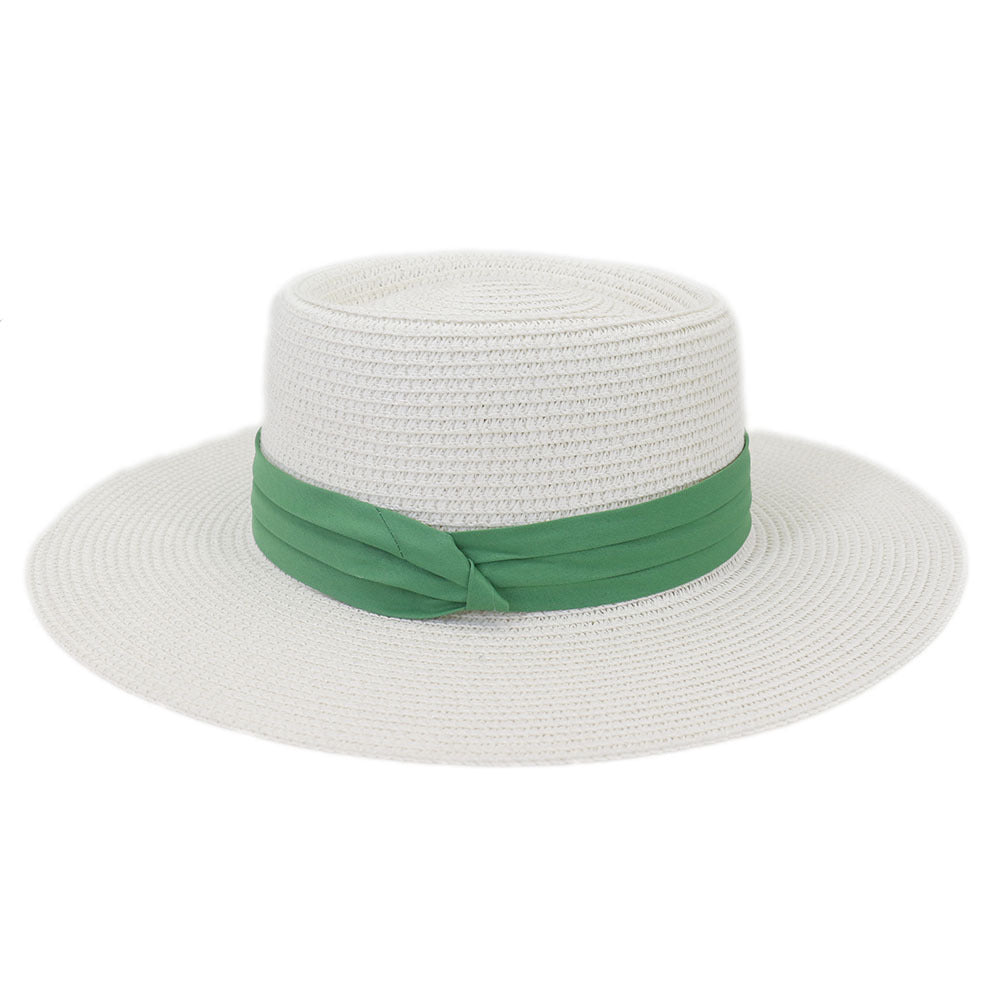 Breathable Sun Straw Boater Hat