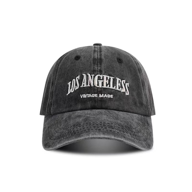 Men's Vintage-Inspired Distressed Baseball Cap