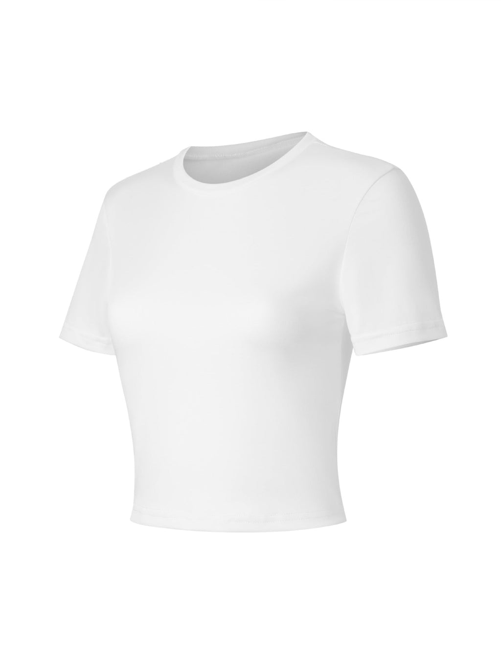 Women's Crop T-Shirt with Fitted Cut and Modern Design
