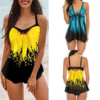 Women's Swim Dress with Modern Gradient