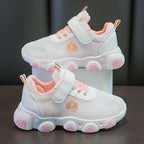 Women's Breathable Comfort Sneakers with Practical Hook-and-Loop Fastener