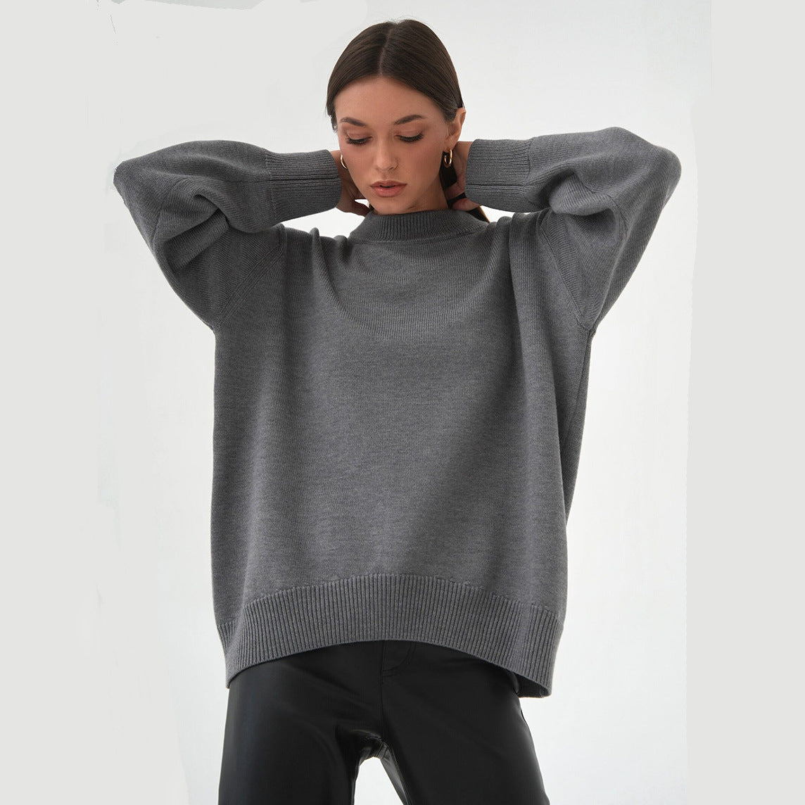 Women's Comfortable Oversized Knit Sweater