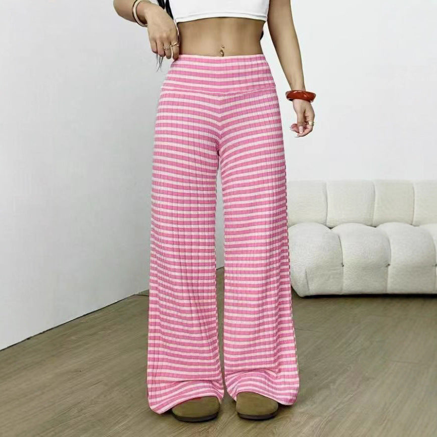 Women's Elegant Plaid Carrot Trousers