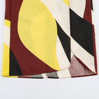 Women's Graphic Print Maxi Skirt with Draping