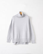 Women's Cozy Mock Neck Sweater with Wide Fit