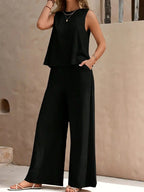 Women's Comfortable and Elegant Wide-Cut Lounge Set