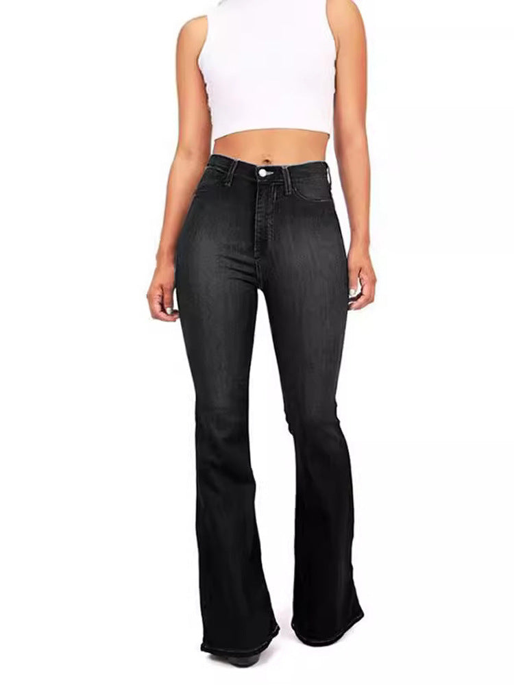 Women's High-Waisted Bootcut Jeans