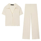 Women's High-Waisted Wide-Leg Pants
