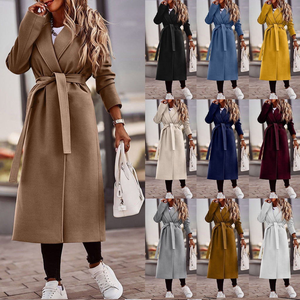 Women's Elegant and Warm Wool Coat