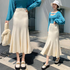 Women's Elegant Flared Maxi Skirt in Lightweight Material