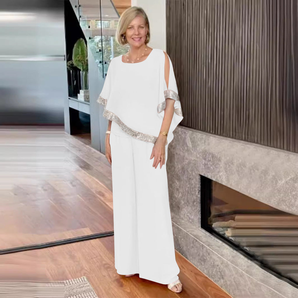 Women's Elegantly Cut Two-Piece Ensemble