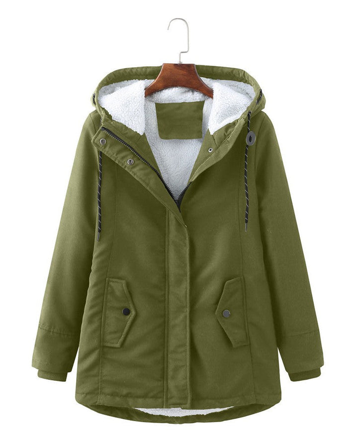 Luxurious women's winter coat