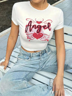 Women's Statement Crop T-Shirt