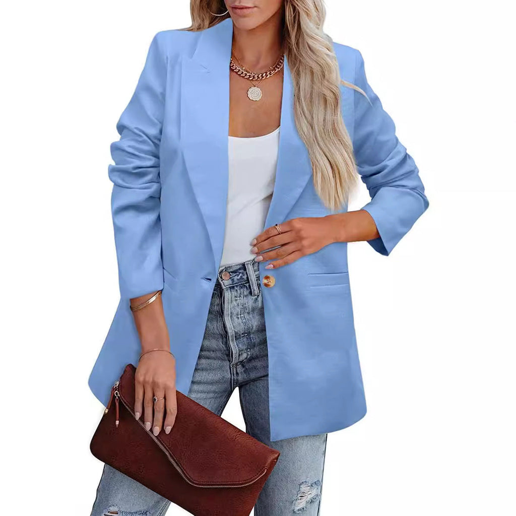 Elegant Casual Blazer with Two Pockets