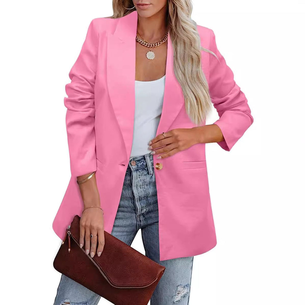 Elegant Casual Blazer with Two Pockets