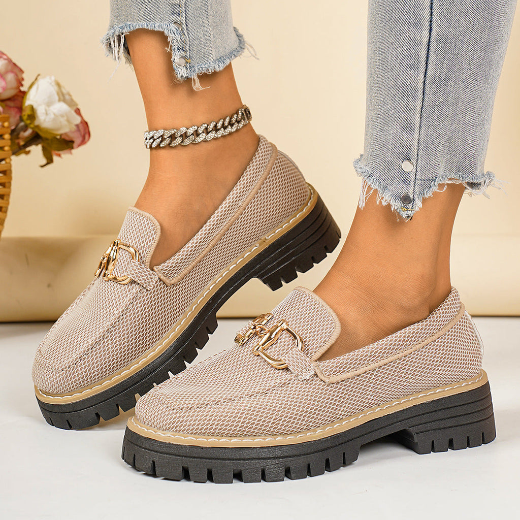 Women's Breathable Slip-On Sneakers with Decorative Detail