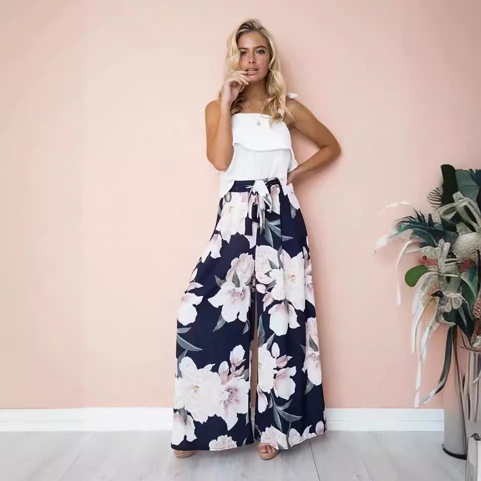 Women's Floral Print Maxi Skirt