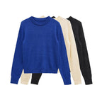 Women's Cozy Crewneck Cotton Sweater