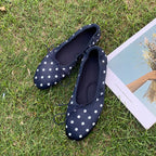 Women's Ballet Flats with Bow Detail
