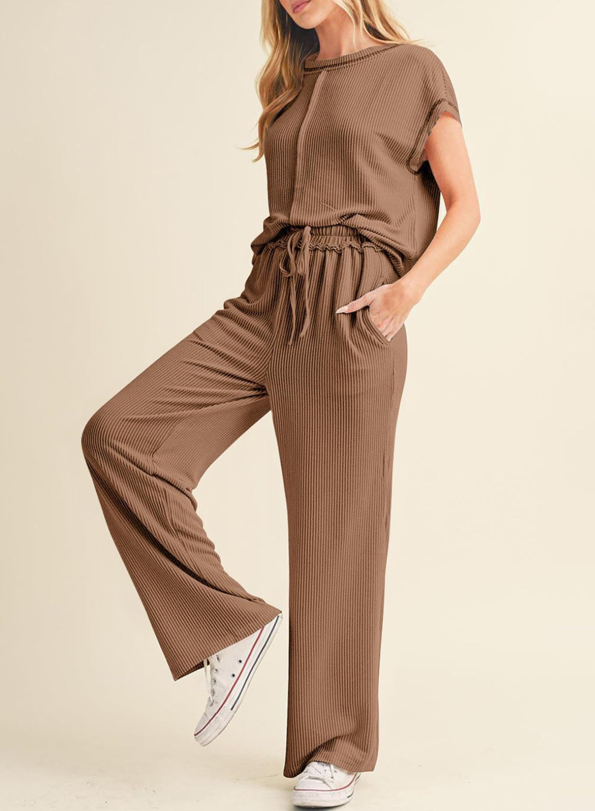 Women's Cozy High-Waisted Lounge Set