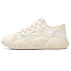 Women's Breathable Casual Sneakers with Floral Design and Flexible Sole