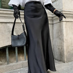 Elegant High-Waisted Maxi Skirt