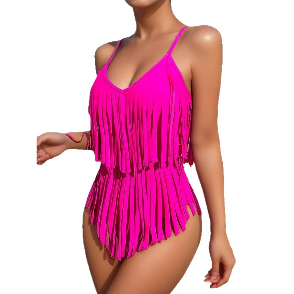 Women's Fringed Swimsuit