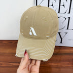 Kalsten Men's Distressed Denim Style Cap