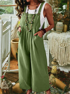Casual Jumpsuit with Pockets and Stylish Cut