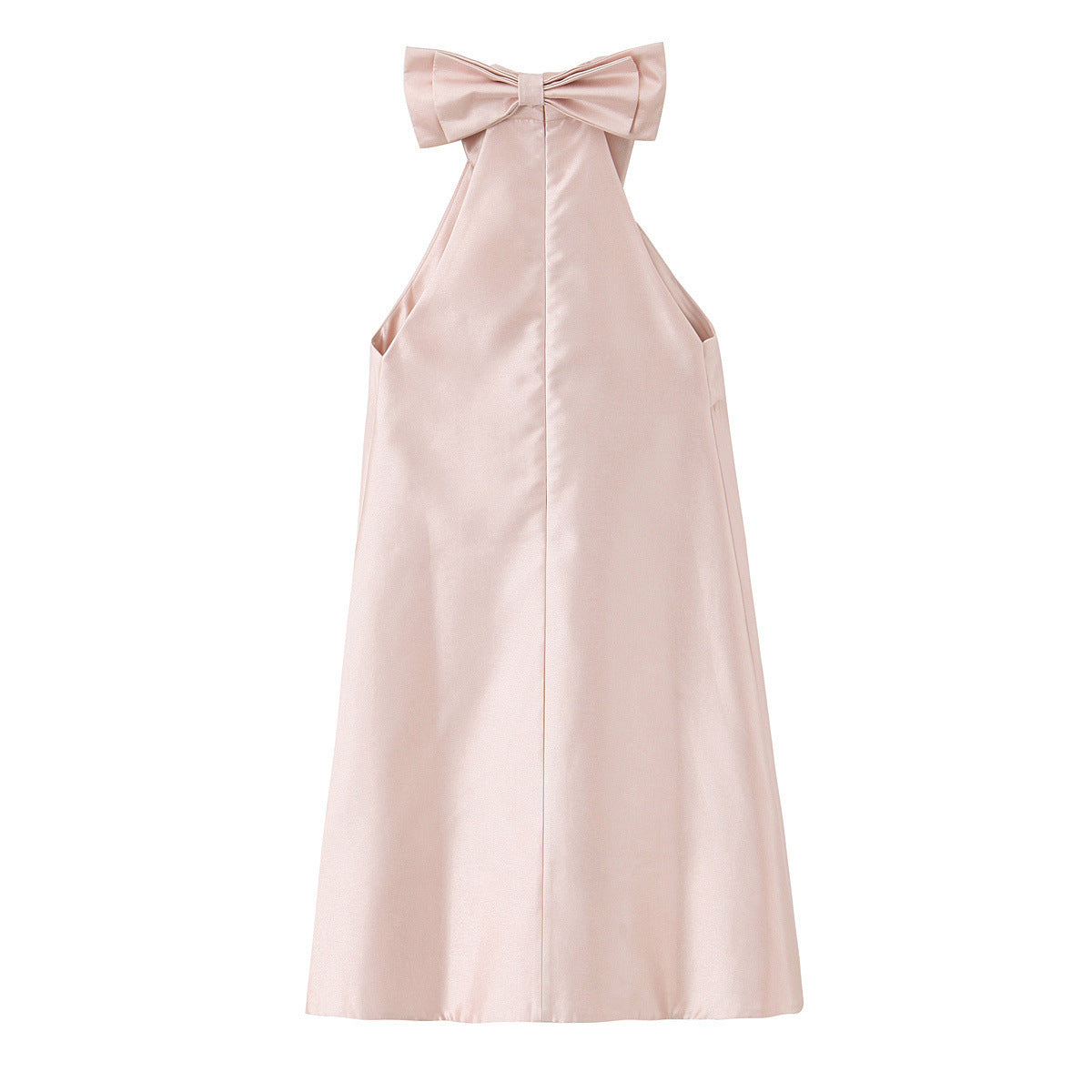 Women's Asymmetrical Evening Dress with Elegant Back Detail